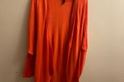 Evans orange cardigan (size 22-24)
