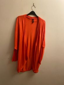 Evans orange cardigan (size 22-24)
