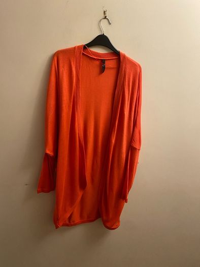 Evans orange cardigan (size 22-24)