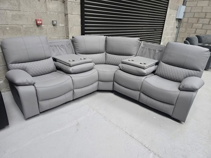 Rita Corner Leather Manual Recliners