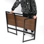 _Modern Computer Desk Office Desk Wooden Writing Table Image 7