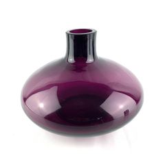 Mid century Amethyst Art Glass Vase