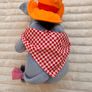 Disney Fisher Price Winnie The Pooh Eeyore in hat 2004 picnic approx. 25 cm. Please see photos Image 6