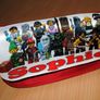 Lego Minifigures Personalized Pencil Case Make up bag with your own name on it! / back to school stationery Image 2