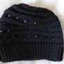 Black Autumn/Winter Hat with a bow, Brand New! Image 3