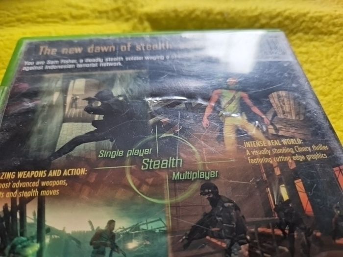 Splinter cell Pandora Tomorrow xbox Original games Original