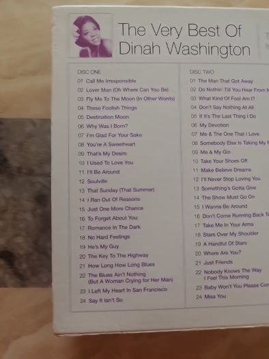 Dinah Washington 3CD Boxset  - The Very Best Of