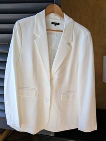Kenneth Cole white jacket