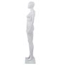 Full Body Female Mannequin with Glass Base Glossy White 175 cm Image 4