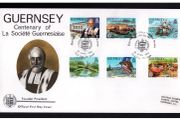 1982 Guernsey Centenary of La Societe Guernesiasie Commemorative Stamps First Day Cover (FDC)