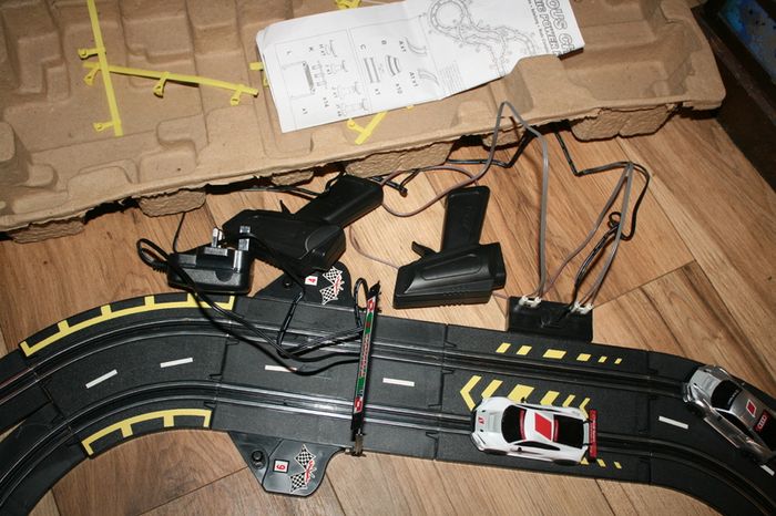 Furious Challenger Road Racing Slot Car Set Electric Powered Kids or Adults Toy (65" long)
