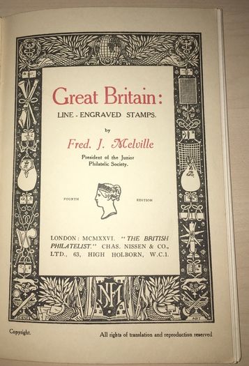 Great Britain Line-Engraved Stamps by Fred J Melville