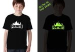 Glow in the Dark Kids Fortnite T-shirt great gift present for fortnite players