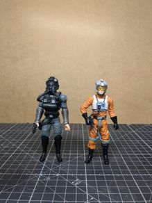 Star Wars X-Wing Rogue Squadron 2-Pack MOC Baron Fel Hobbie Klivian