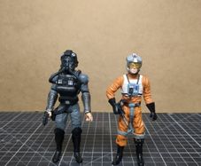 Star Wars X-Wing Rogue Squadron 2-Pack MOC Baron Fel Hobbie Klivian