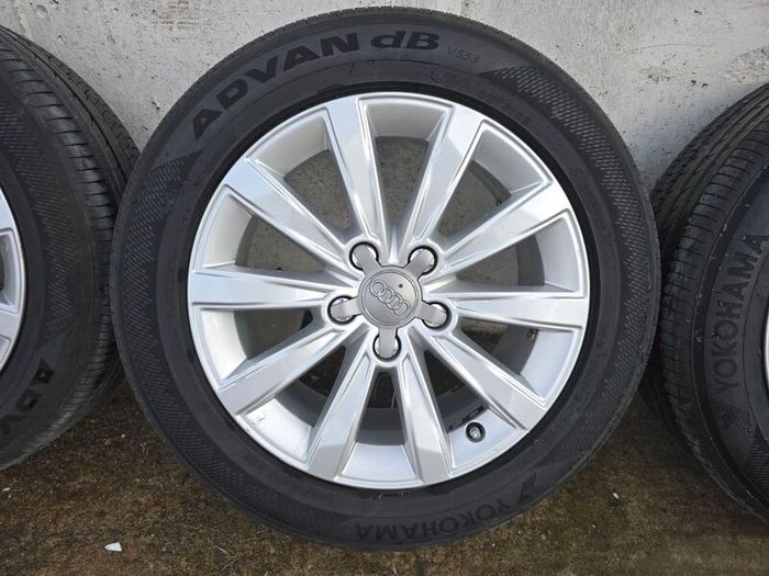 Genuine Audi 16" Alloy Wheels & Yokohama Advan dB V553 Tyres (205/55/R16)