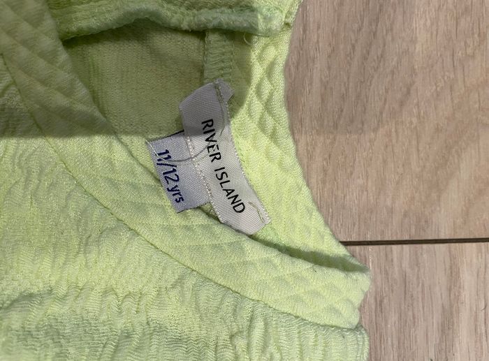 River Island - Grey/Lime dress