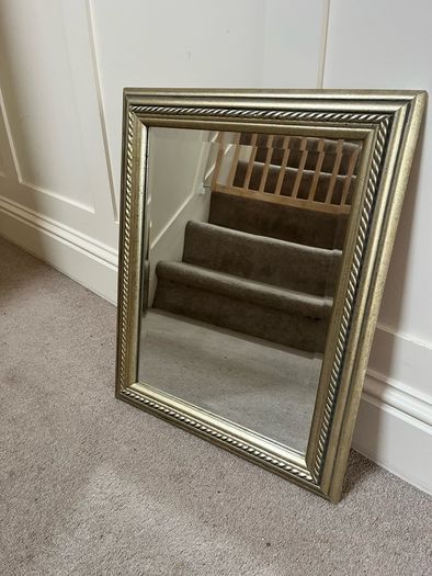 Gold antique style mirror