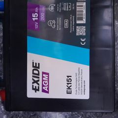 Exide EK151 start stop auxiliary car battery