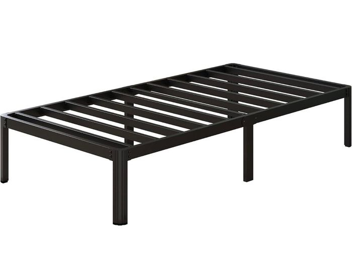 3ft Single Bed Frames with Rounded Corner Legs, Heavy Duty Metal Bed Frame Single with Steel Slats Support, Single Bed 36 cm High, Noise Free, Easy Assembly Amazon's Choice