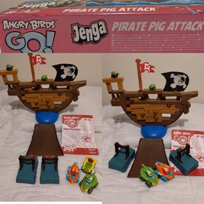 Angry Birds Go! Jenga Pirate Pig Attack Game