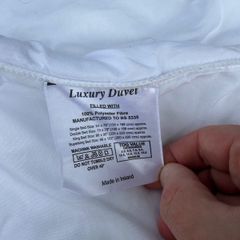 3 pillows and single duvet, free for collection
