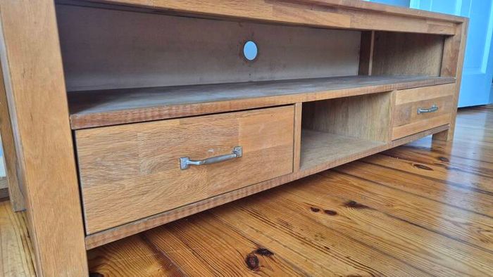 Solid Oak TV Unit - Media Stand - 140cm