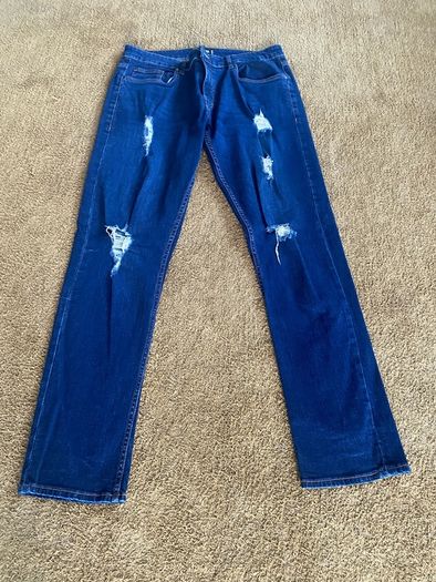Mens Navy Jeans Firetrap 34R