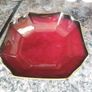 Crown Devon Shallow Burgundy Bowl Image 4