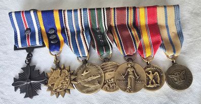 WW2 US Air Force Mini Medal Group
