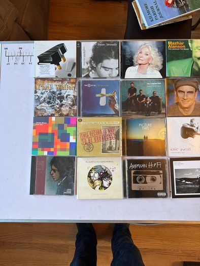 Personal Music CD and Music DVD Collection For Sale. Around 600 Titles. VG-EX Condition
