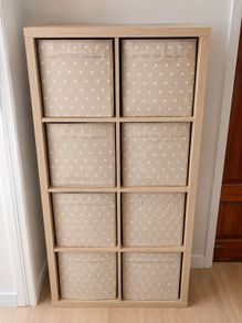 kallax unit & 8 boxes
