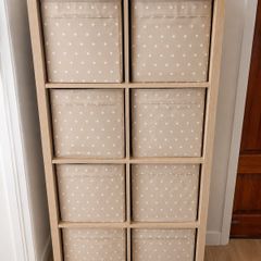 kallax unit & 8 boxes