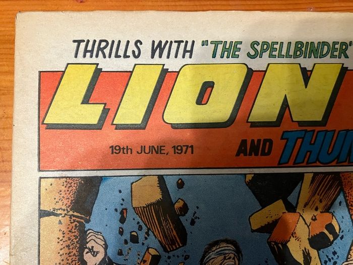 Comic: 'Lion And Thunder' (19th June 1971)