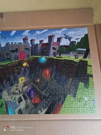 Minecraft jigsaw puzzle. Age9+