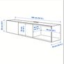 IKEA Besta tv wall unit Image 3