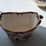 mason blue Mandalay  planter with dragon handles Image 6