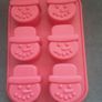 Moulds/Two Silicone Baking  Moulds .. (Tree and Snowmen) Reduced 12.00euro for Both Image 4