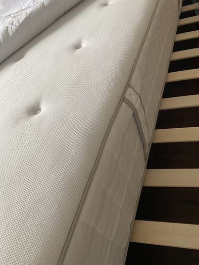 Double Bed Pocket Sprung Mattress.  As New.  IKEA
