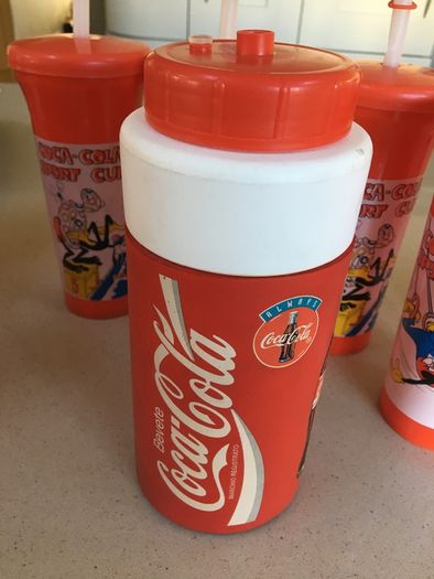 Coca Cola Plastic bottles/Beakers/Cups 2 Euro each