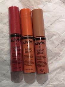Nyx Butter Gloss lip products X 3