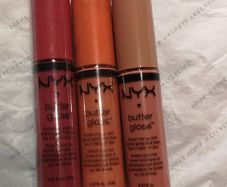 Nyx Butter Gloss lip products X 3