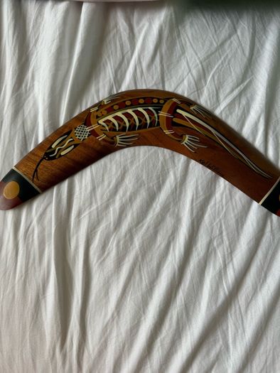 Hand painted Australia Boomerangs