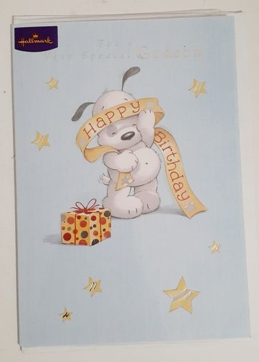 Birthday card for Godson
