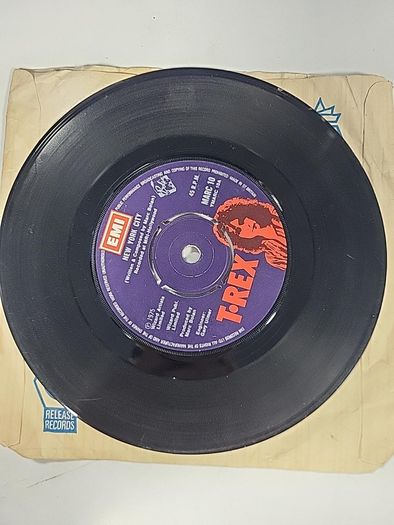 T Rex New York City 1975 Original Vinyl Single