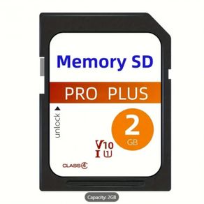 3248 Memory SD Pro Plus Cards: 2GB High Speed Class 10 SDHC/SDXC Compatible
