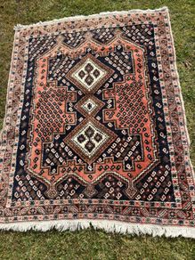 Vintage Turkish Hand Made wool Rug 158 x 118 cms