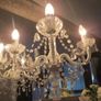 5 arms candelabra shabby chic lamp Image 10