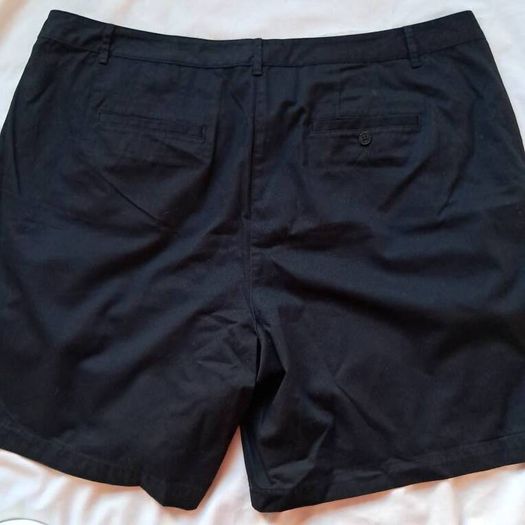 Ralph lauren cotton shorts size 42 waist 20" long Black In like new condition
