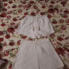 new cream shorts